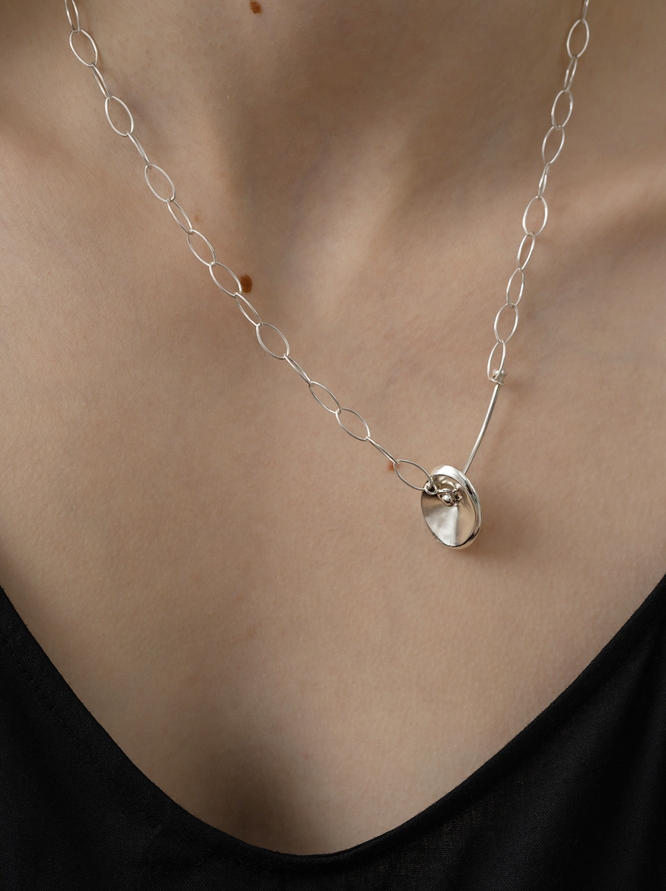 Mound chain necklace NO.2