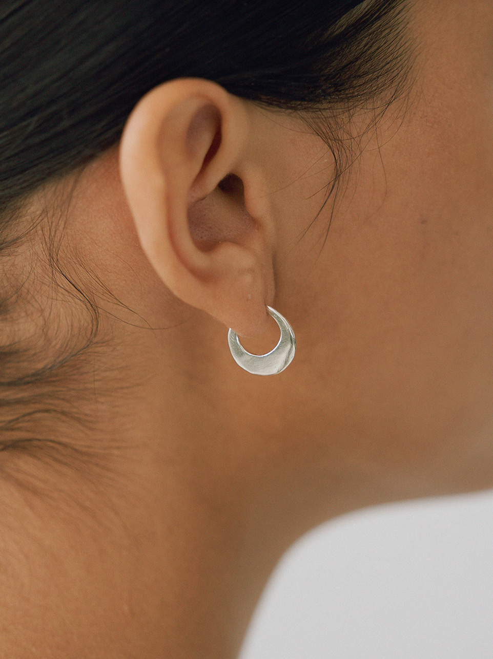 Classic moon earring