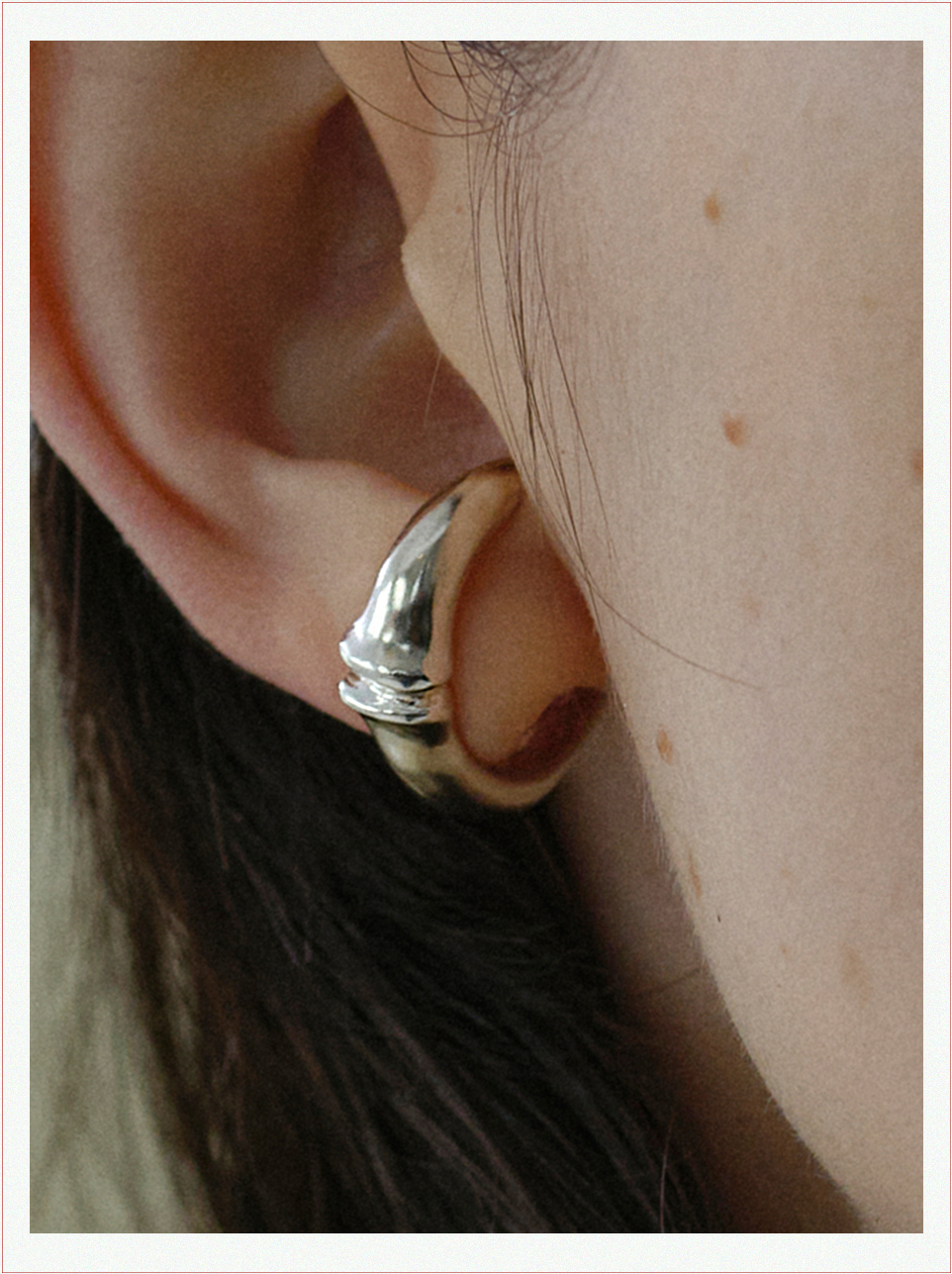 Sepal earcuff earring