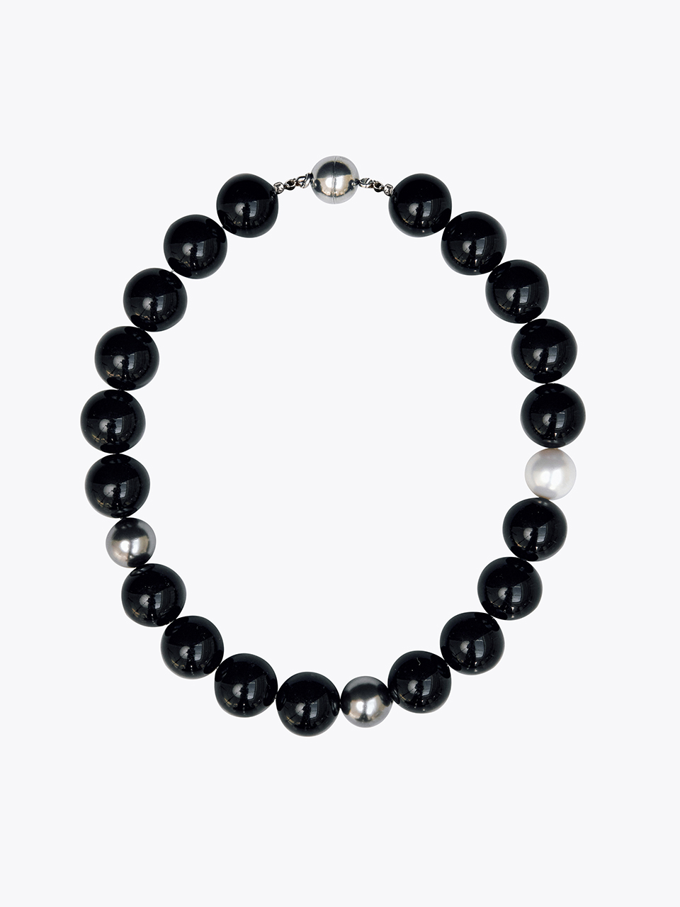 Black ball necklace