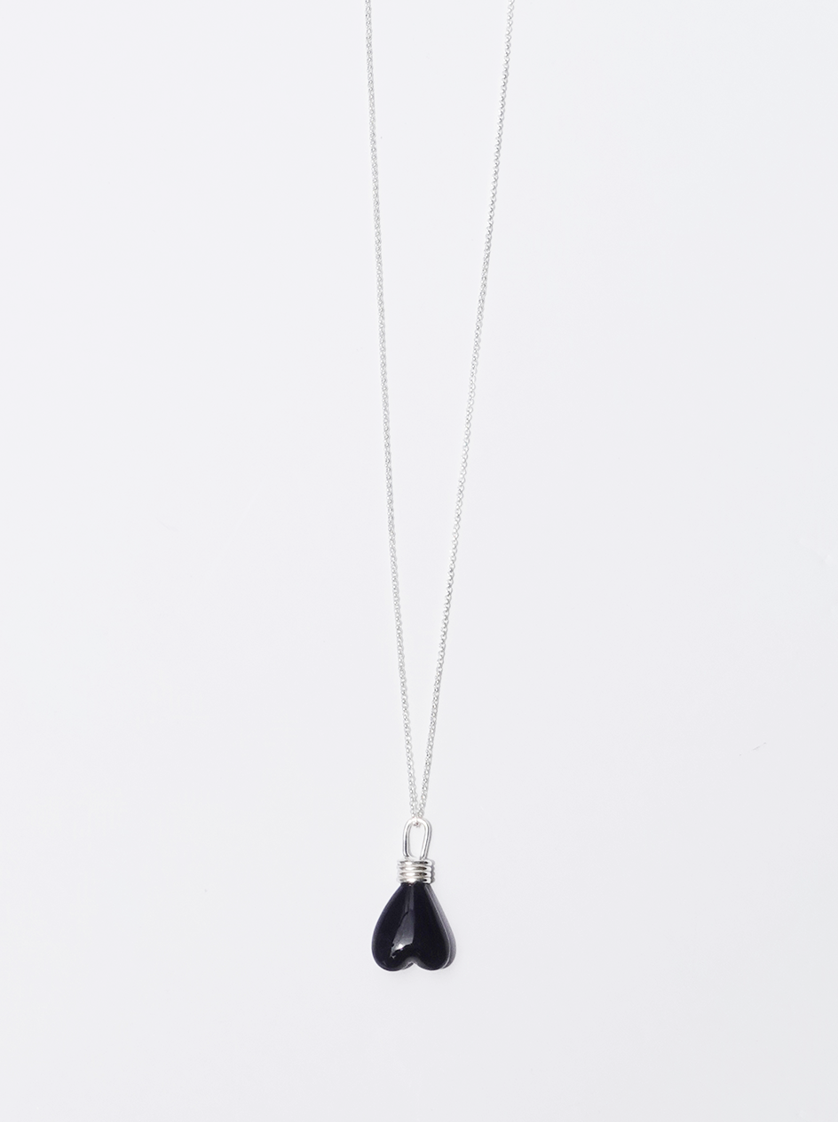 Stone love necklace (black)